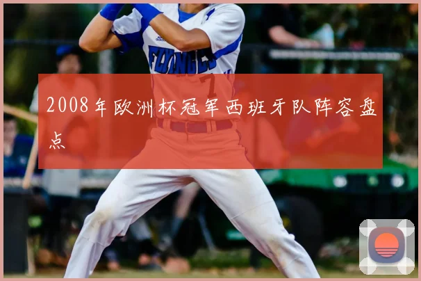 2008年欧洲杯冠军西班牙队阵容盘点